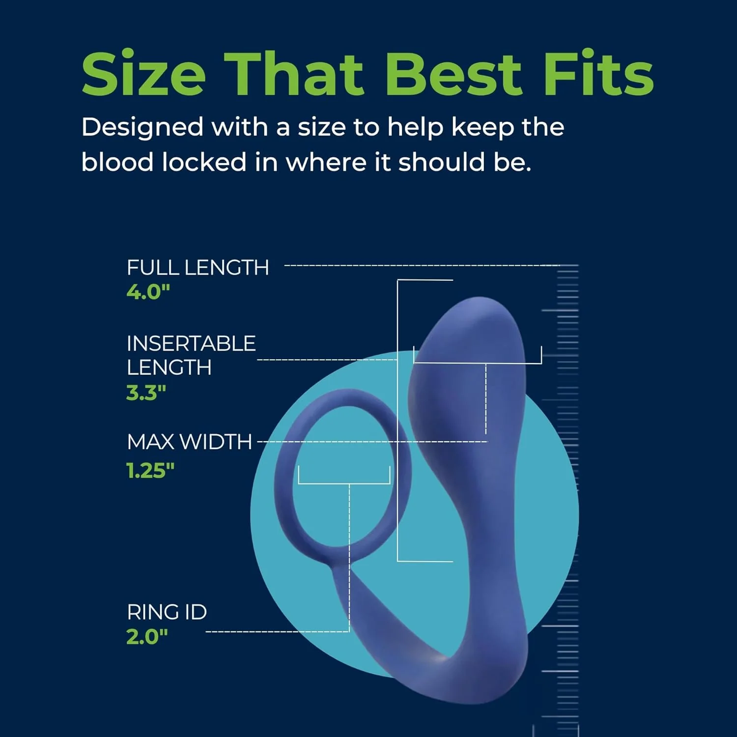 FlexLockX Prostate Massager Cock Ring Silicone Beginner Fit - Image 3