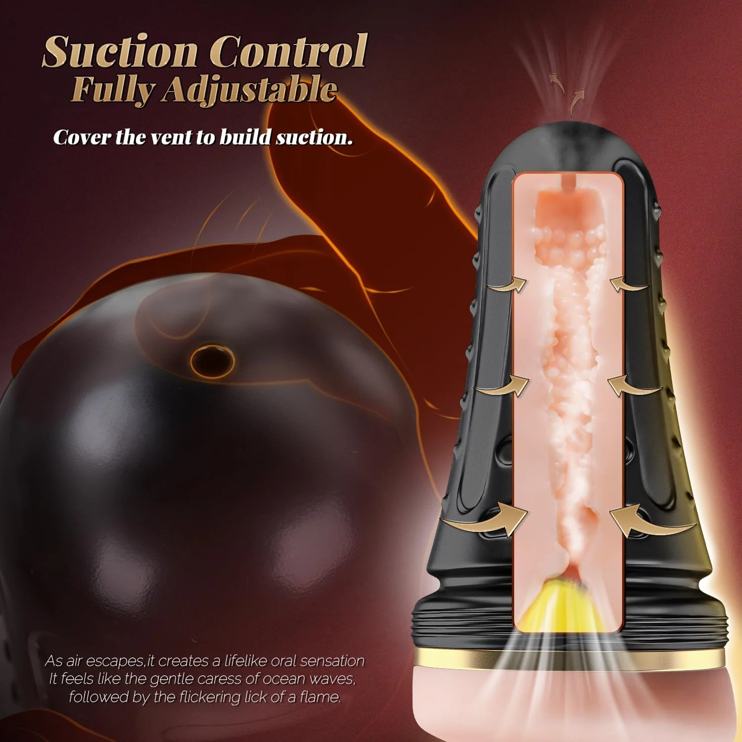 DeepThroat Pocket Pussy 7.5" Oral Stroker - Image 4