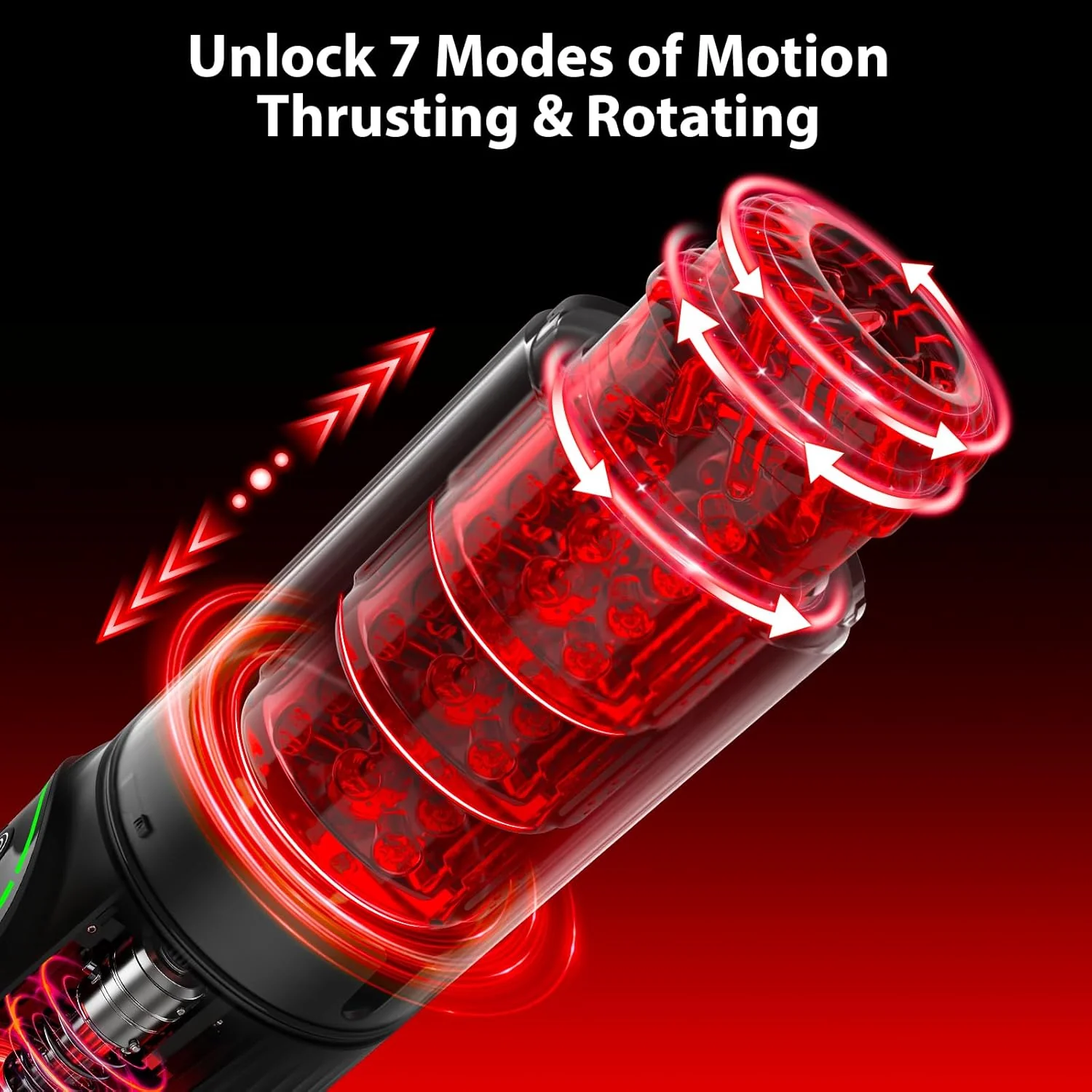HydraSync AI Male Masturbator Thrust Rotate Pump App - Image 3