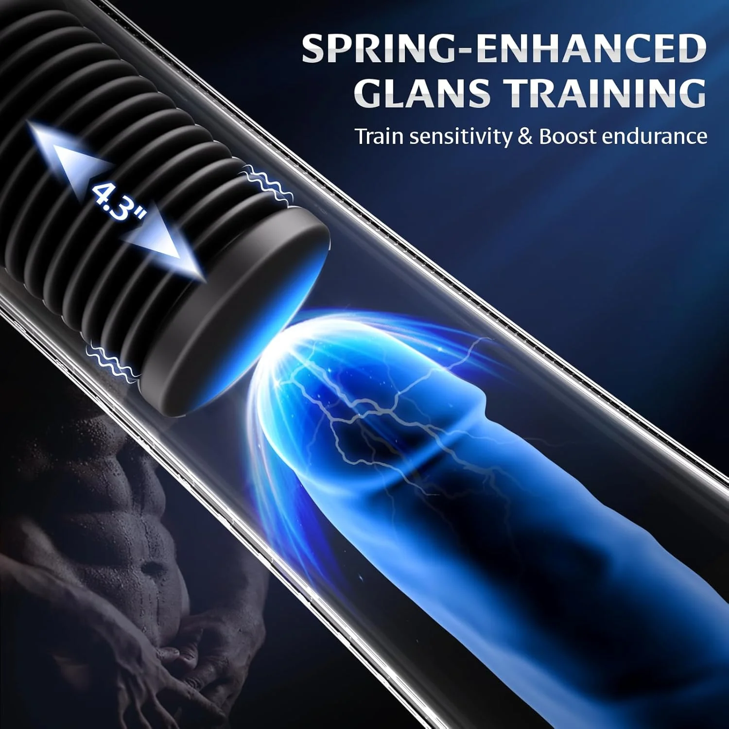 ClearPulse AI Male Masturbator Transparent Pump Trainer - Image 4