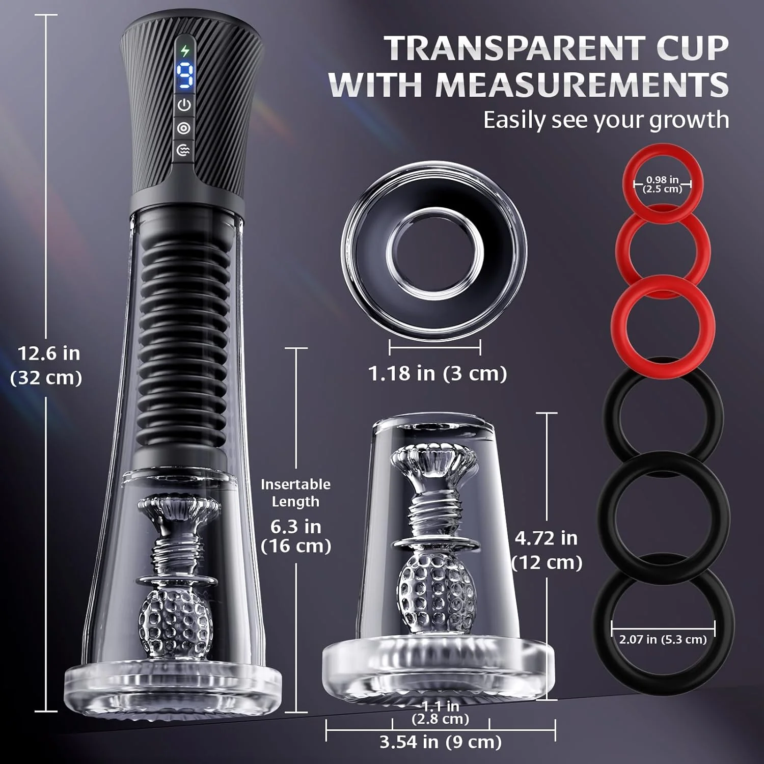 ClearPulse AI Male Masturbator Transparent Pump Trainer - Image 7