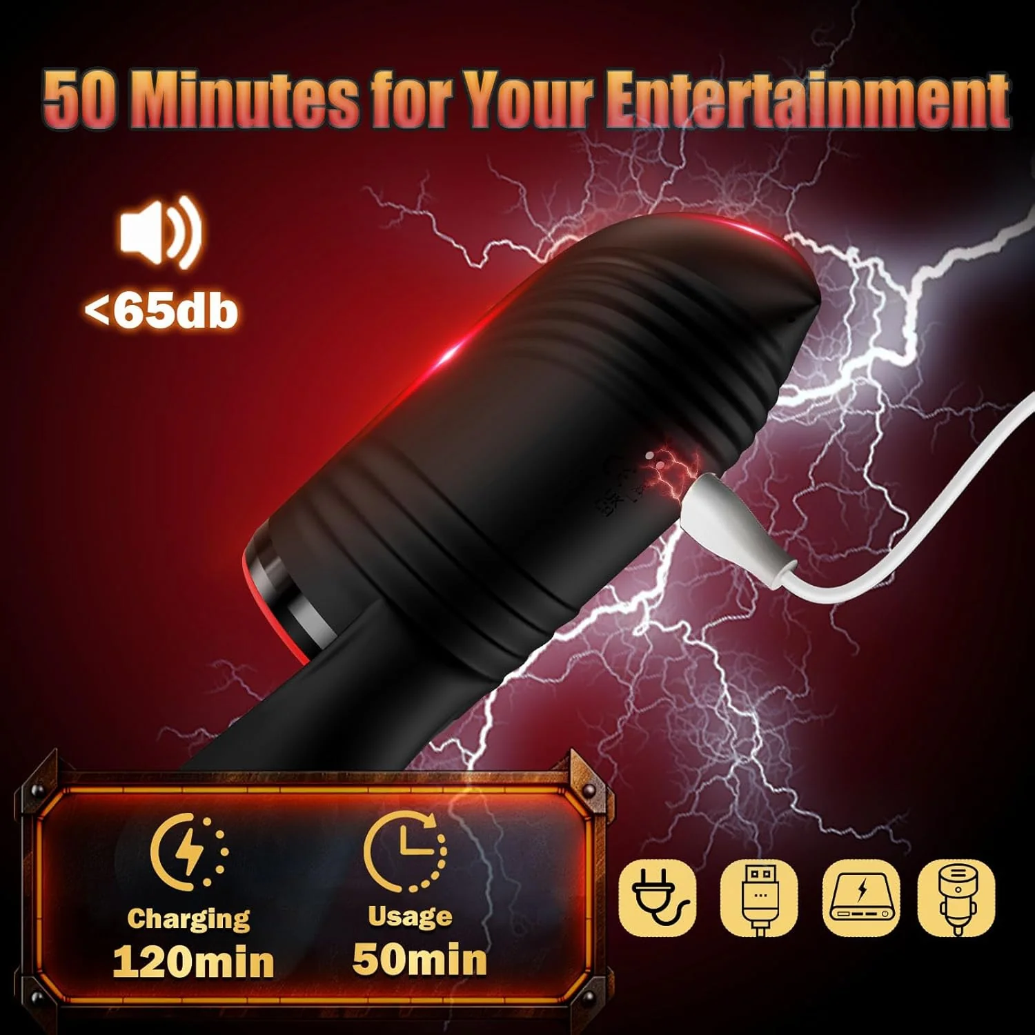 TitanFlow 4-in-1 Male Stroker 10 Modes Pump Trainer - Image 6