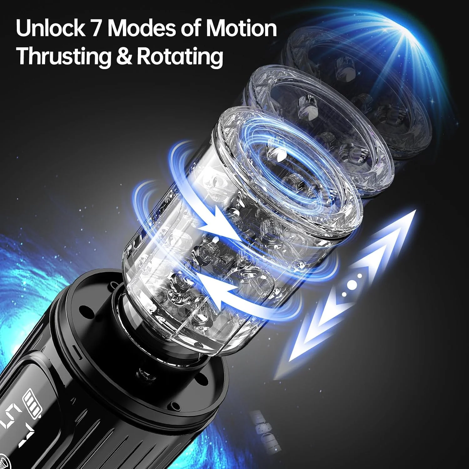 ThryveX AI Male Masturbator Thrust Rotation Suction App - Image 3