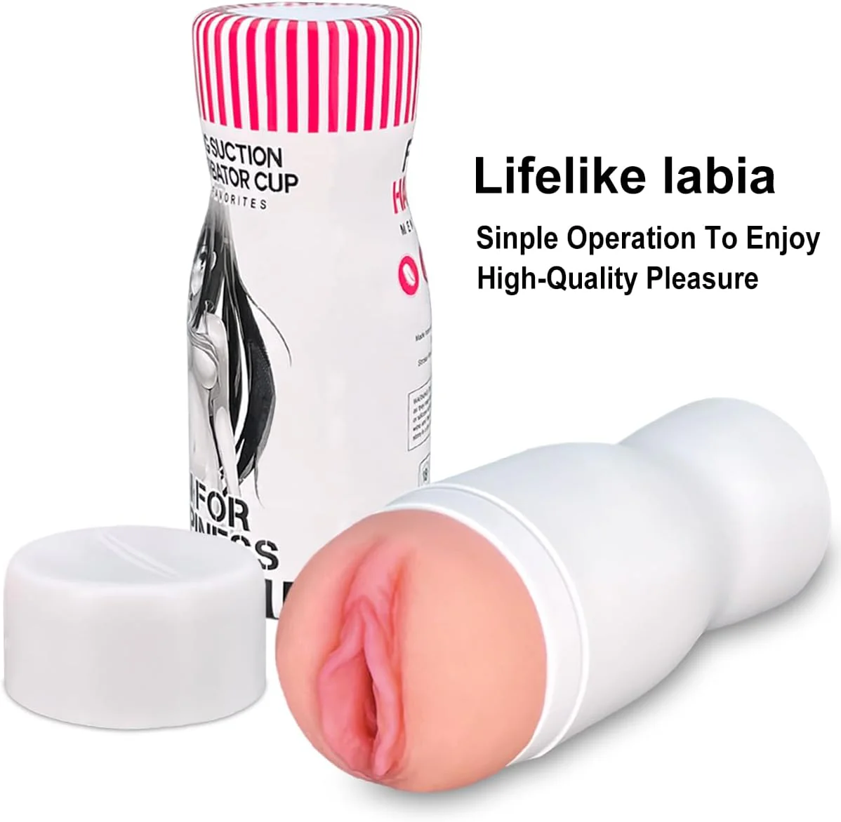 StealthCore Realistic Pocket Pussy Male Stroker Cup - Image 2