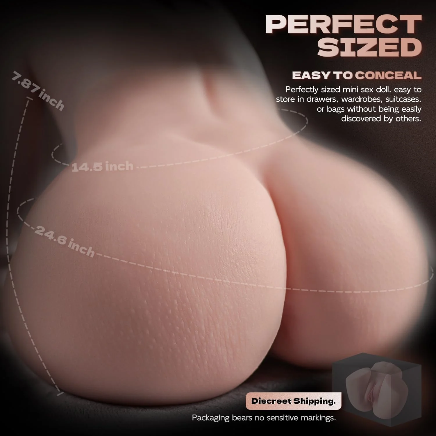CoreLite Portable Sex Doll Torso 5.8LB | Dual Channel Design - Image 5
