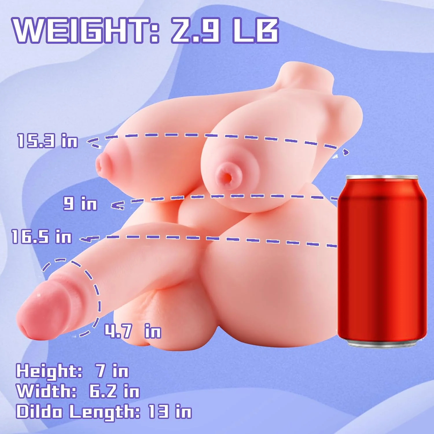 NexaraX 4-in-1 Transgender Sex Doll Pocket Torso TPE - Image 3