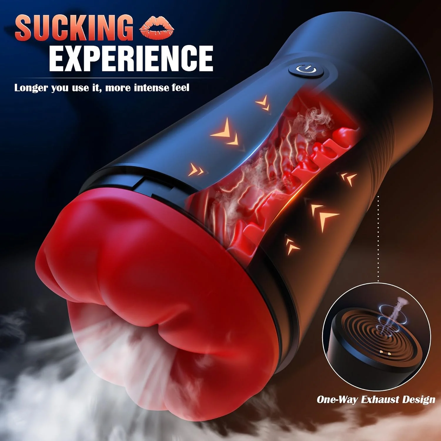 FlexMouth 5-in-1 Male Suction Masturbator 9 Vibration Stroker Cup - Image 2