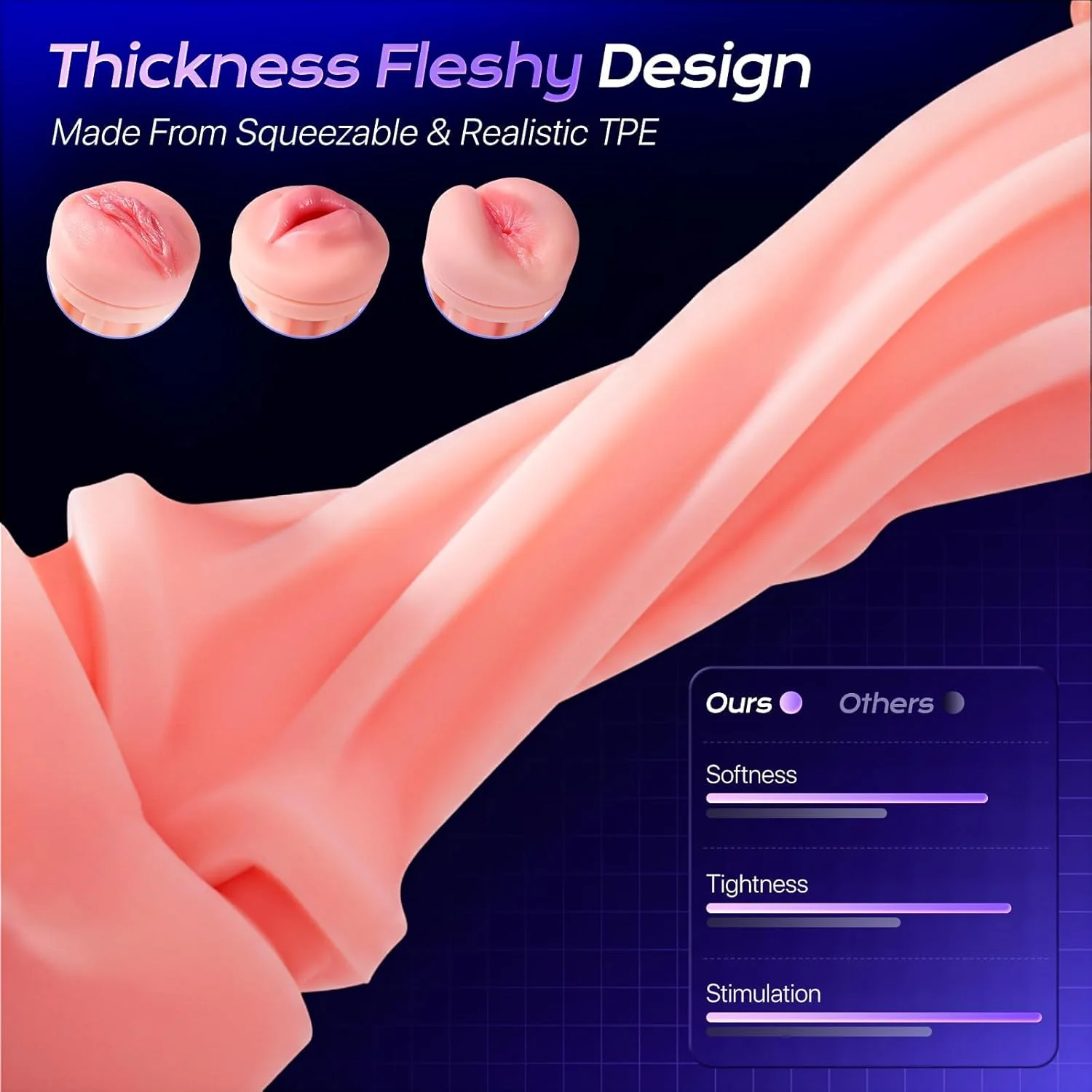 PrismSync AI Sync Pocket Pussy 3 Sleeves 9 Suction 9 Vibration - Image 8