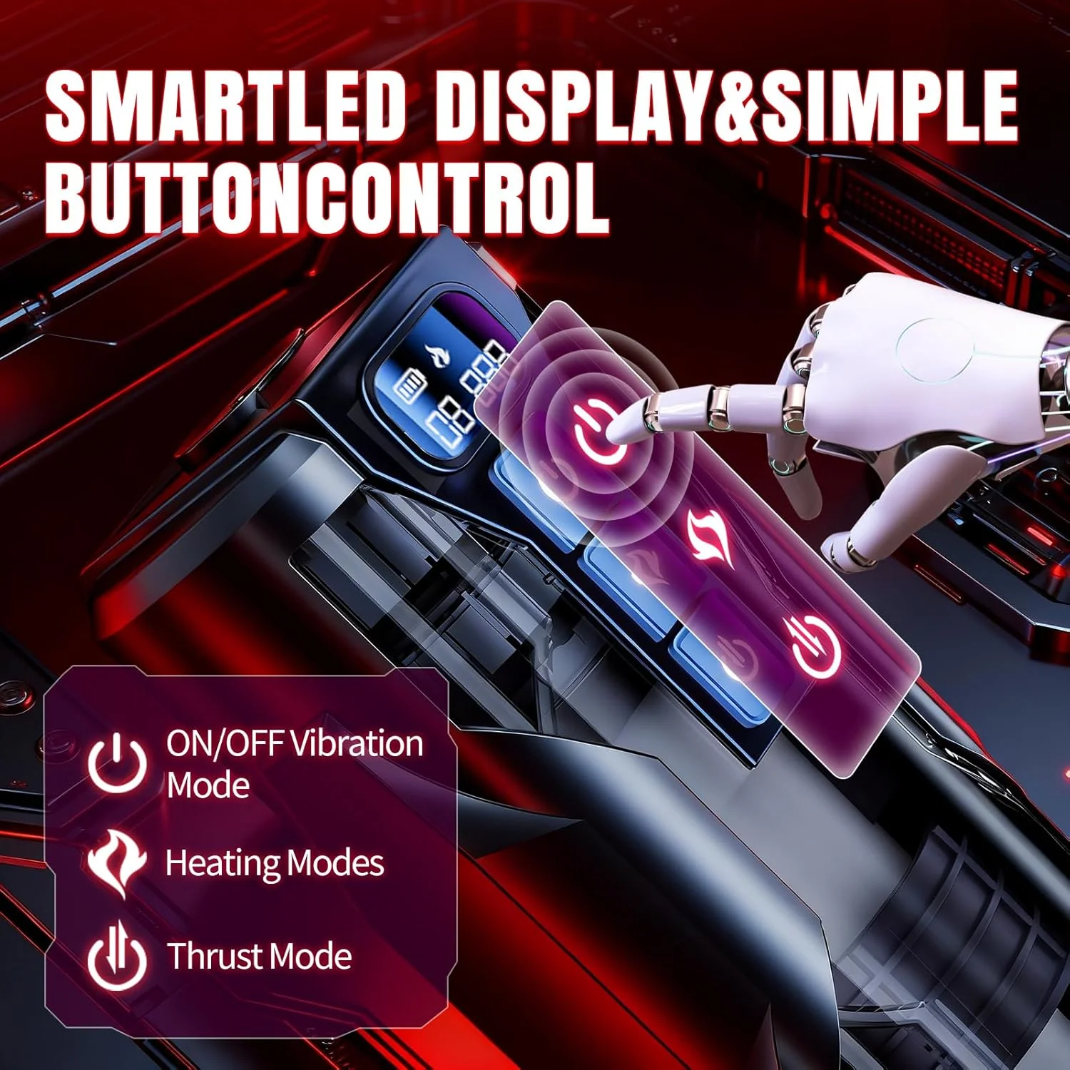 BootyForge Automatic Heated Pocket Pussy Thrusting Male Masturbator - Image 4