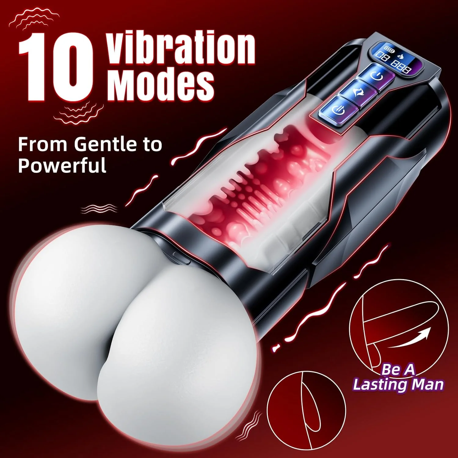 BootyForge Automatic Heated Pocket Pussy Thrusting Male Masturbator - Image 6