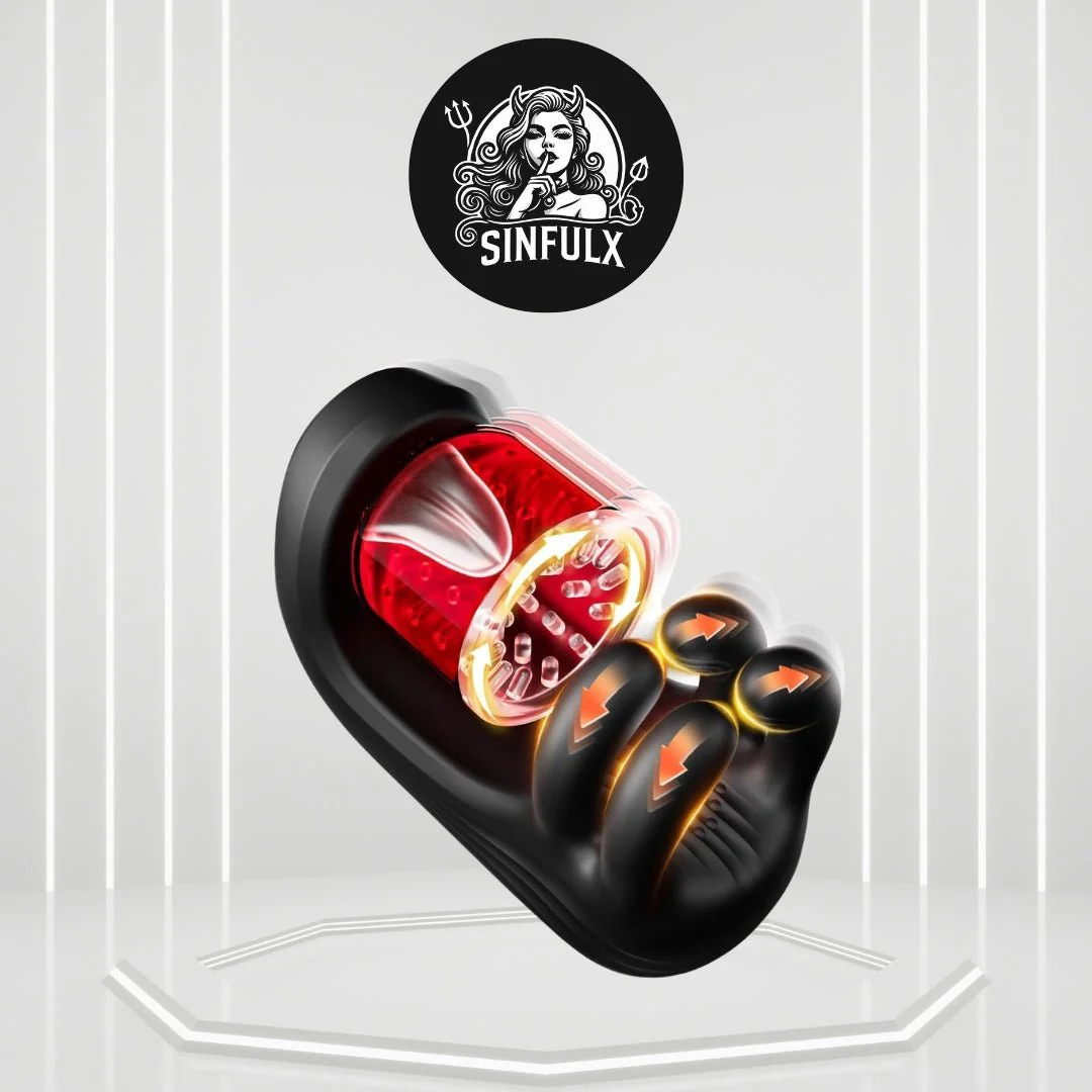 LumiGrip Rotating Male Stroker Trainer 9 Modes LCD