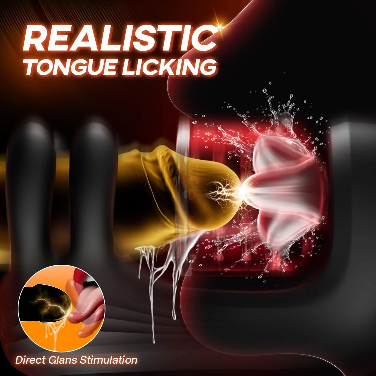 LumiGrip Rotating Male Stroker Trainer 9 Modes LCD - Image 2