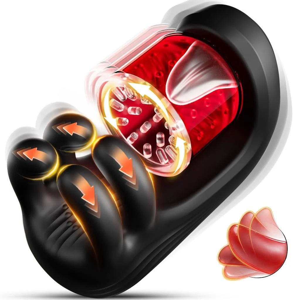 LumiGrip Rotating Male Stroker Trainer 9 Modes LCD - Image 9