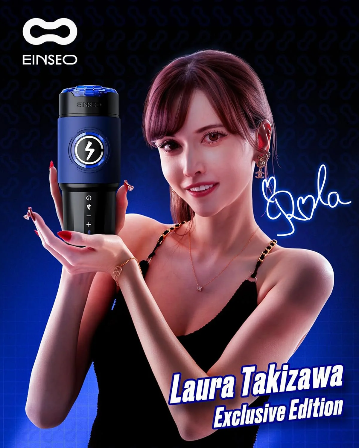 SynthaCore AI App Controlled Thrusting Pocket Pussy 3 Sleeves - Image 3