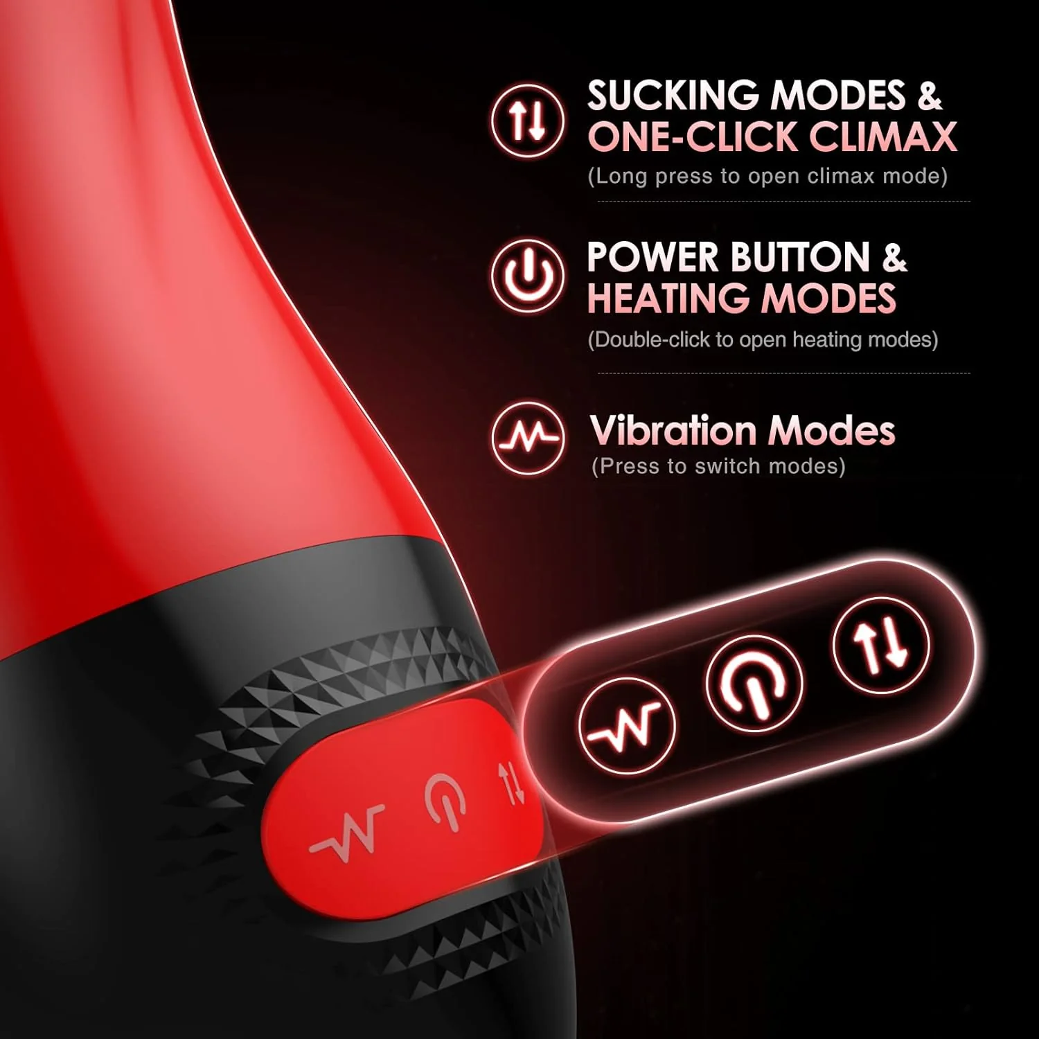 StormHeat Heating Male Masturbator 9 Suction 10 Vibration - Image 6