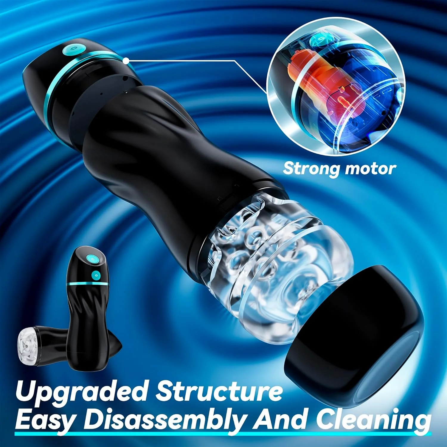 PulseCore Automatic Male Masturbator 7 Vibration 3 Suction - Image 4