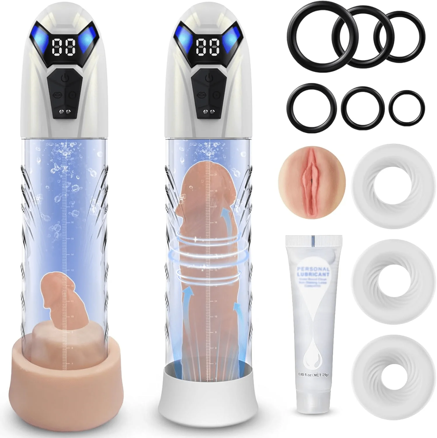 VigorFlux Electric Penis Pump 10 Modes & Powerful Suction