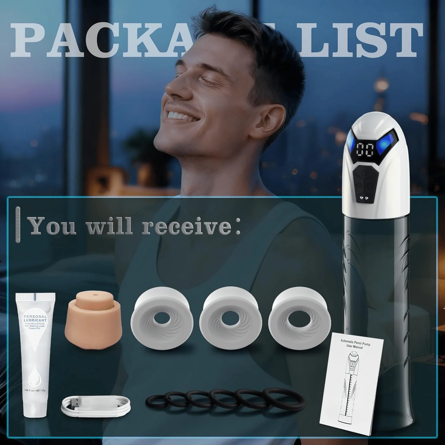 VigorFlux Electric Penis Pump 10 Modes & Powerful Suction - Image 6