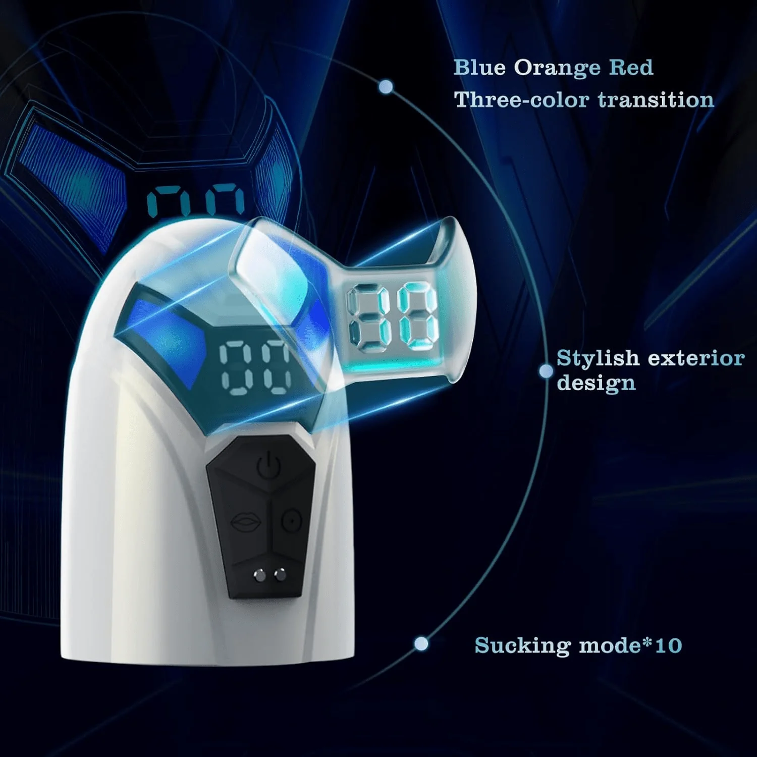 VigorFlux Electric Penis Pump 10 Modes & Powerful Suction - Image 7