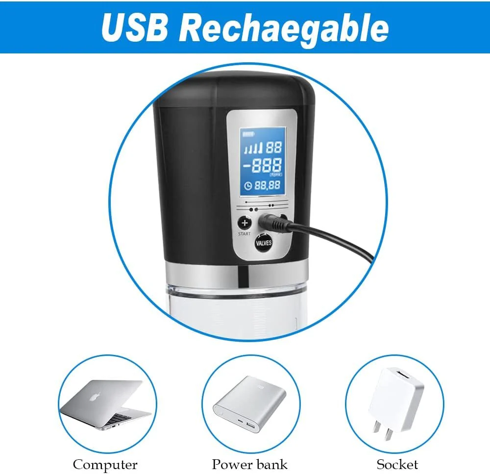 MaxLift Automatic Penis Pump with LED & 4 Modes - Image 4