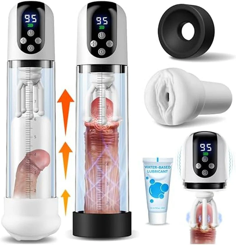 TriFlux Penis Pump 5 Suction 9 Vibration