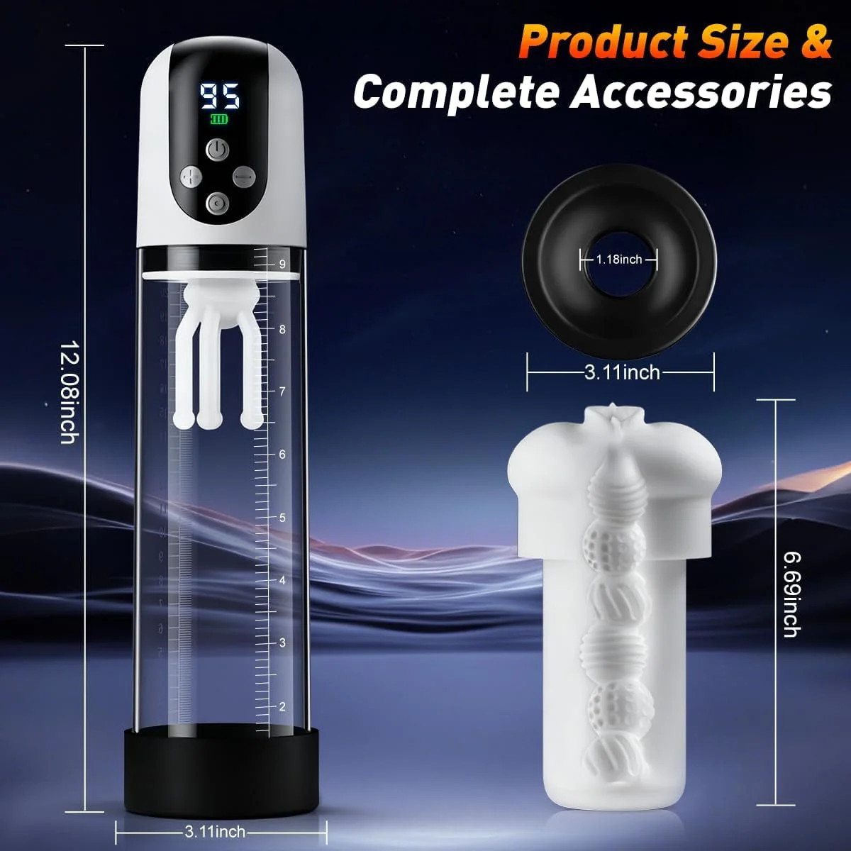 TriFlux Penis Pump 5 Suction 9 Vibration - Image 9