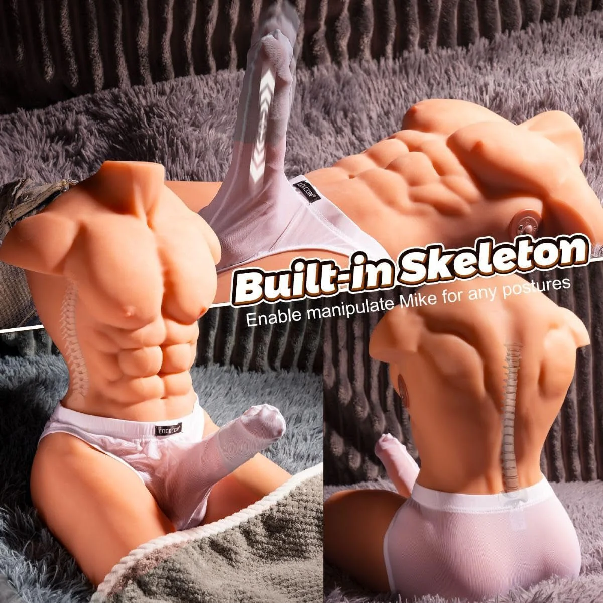 KyntheraX Thrusting Male Sex Doll Torso 6.3in 22LB - Image 3