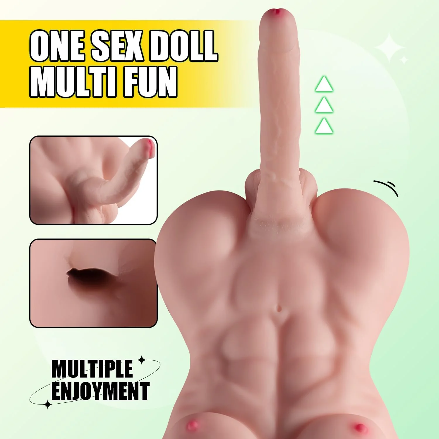 ApexForge Muscular Male Sex Doll Torso Flexible Dildo - Image 8