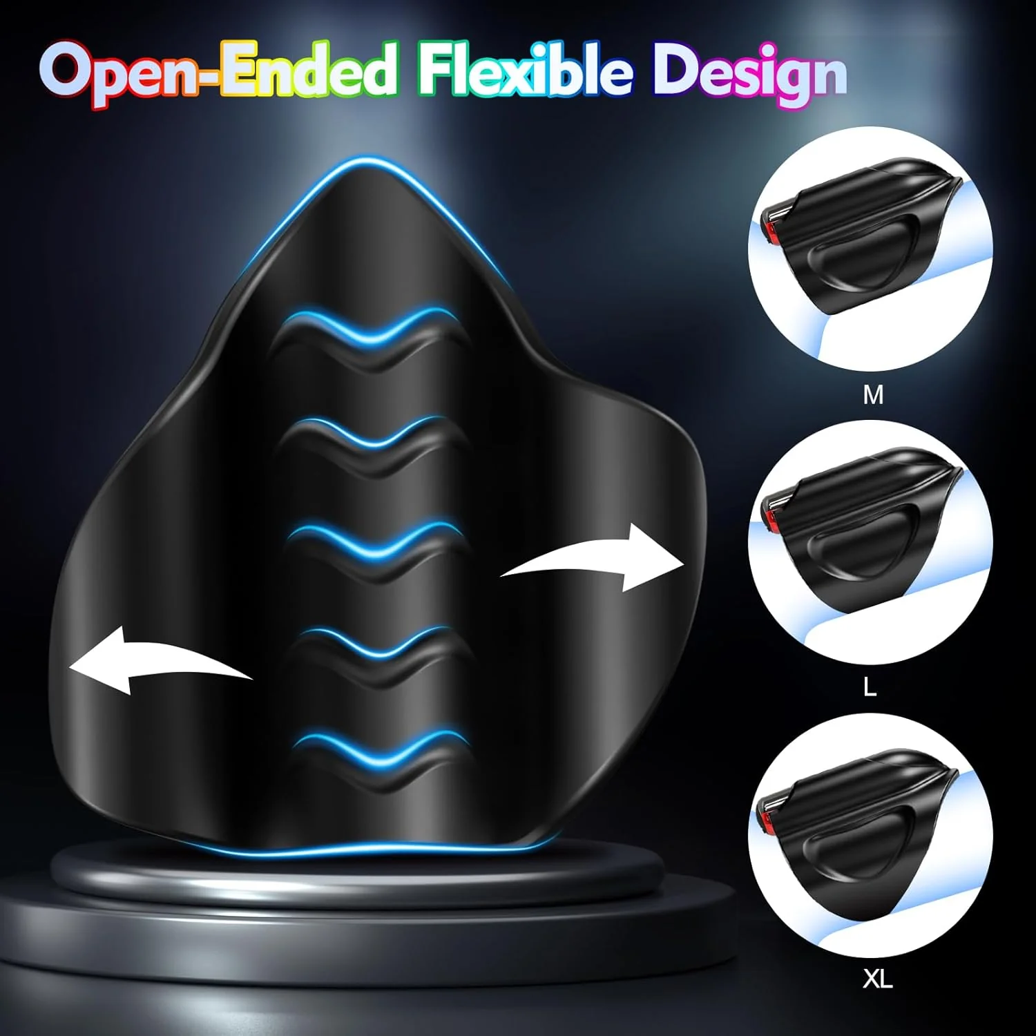FlexRing Open Sleeve Vibrator 9 Modes Bullet Trainer - Image 4