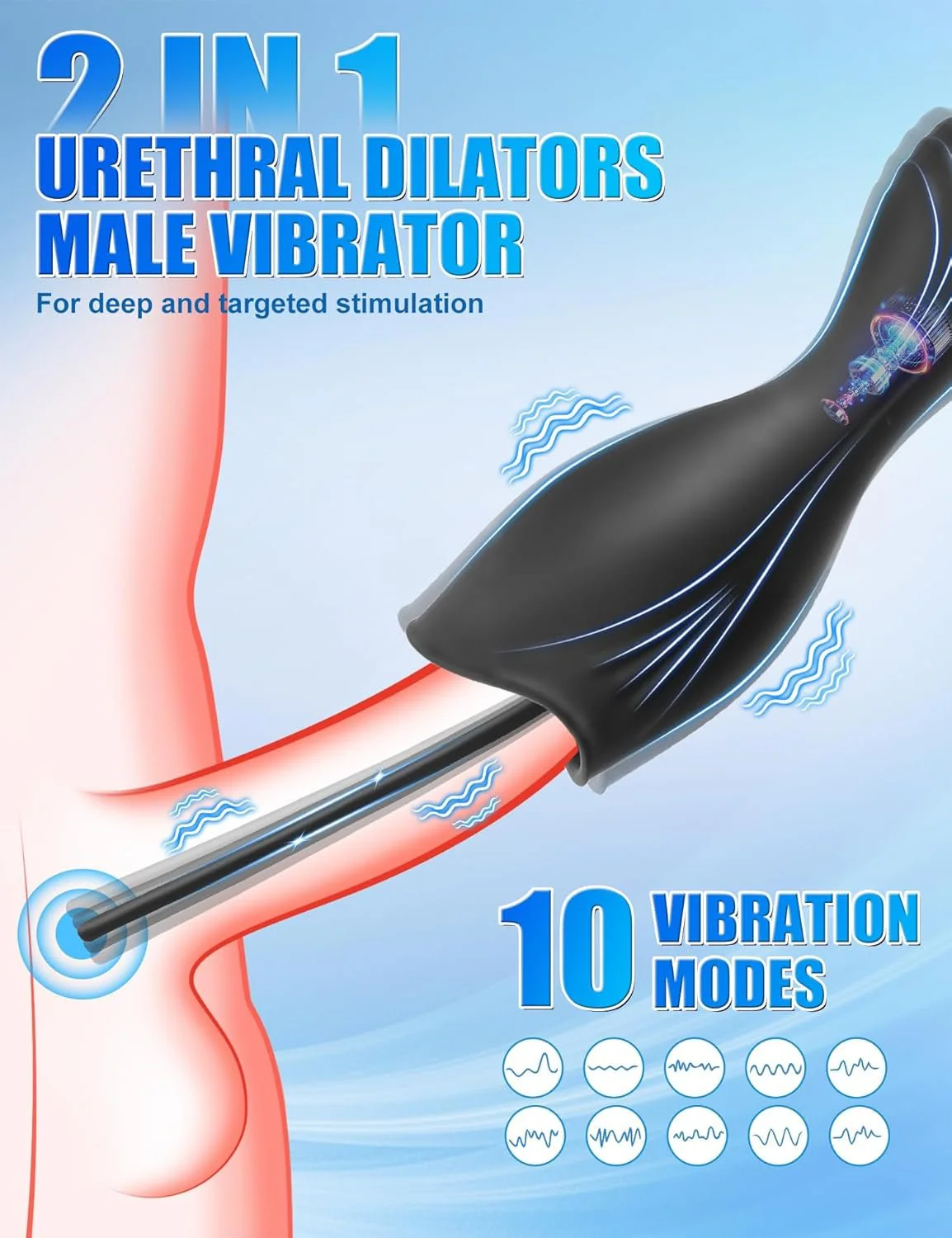 IronCore Male Penis Vibrator Urethral Trainer Kit - Image 2