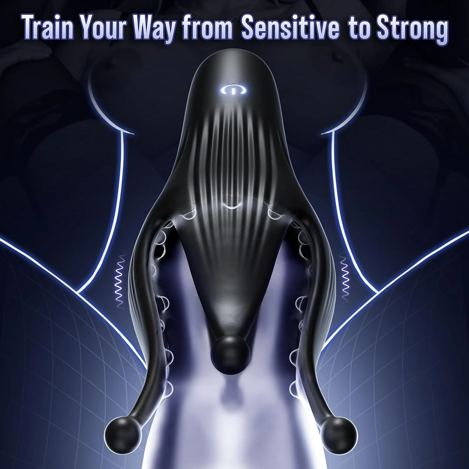 LushTentacle Training Licking Vibrator 10 Modes Sleeve - Image 5