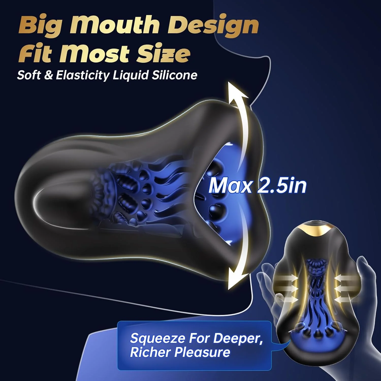 IntelliPulse AI 360° Male Masturbator 3 Motors 9 Modes - Image 7