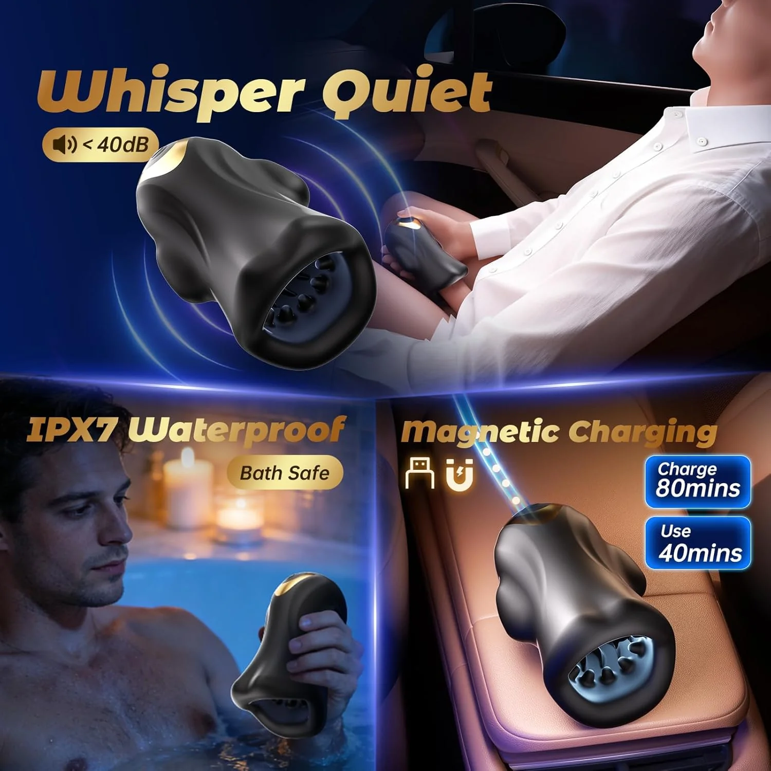 IntelliPulse AI 360° Male Masturbator 3 Motors 9 Modes - Image 8