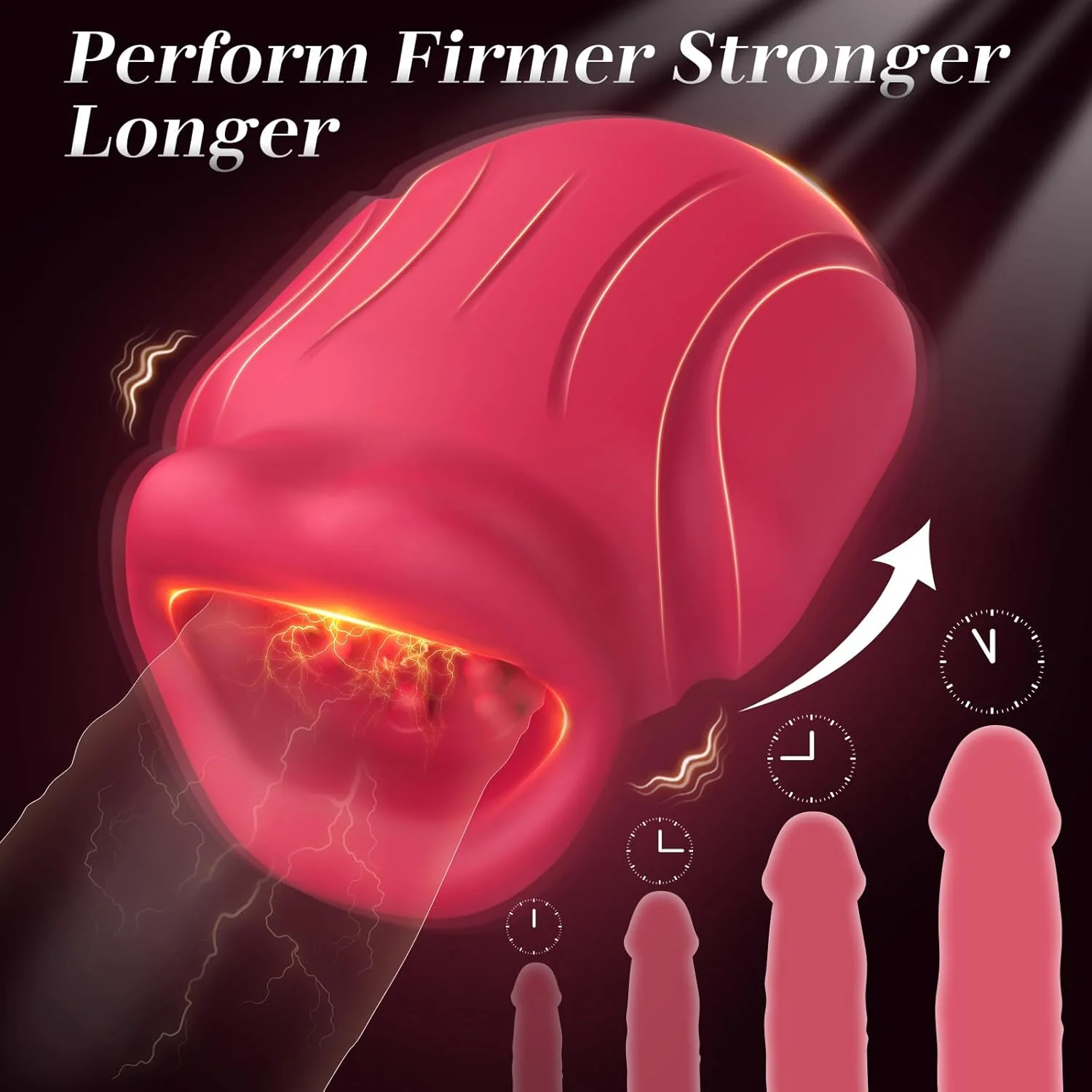 OralPulse App Control Male Stroker Trainer 10 Modes - Image 4