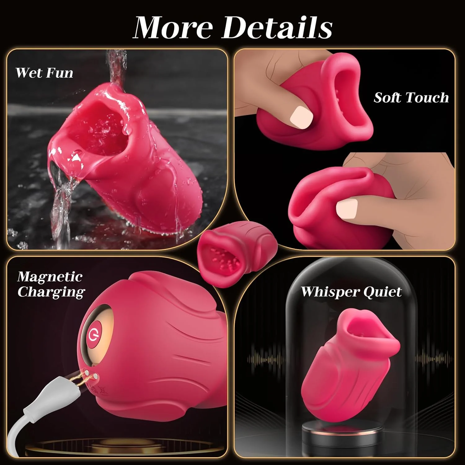 OralPulse App Control Male Stroker Trainer 10 Modes - Image 8