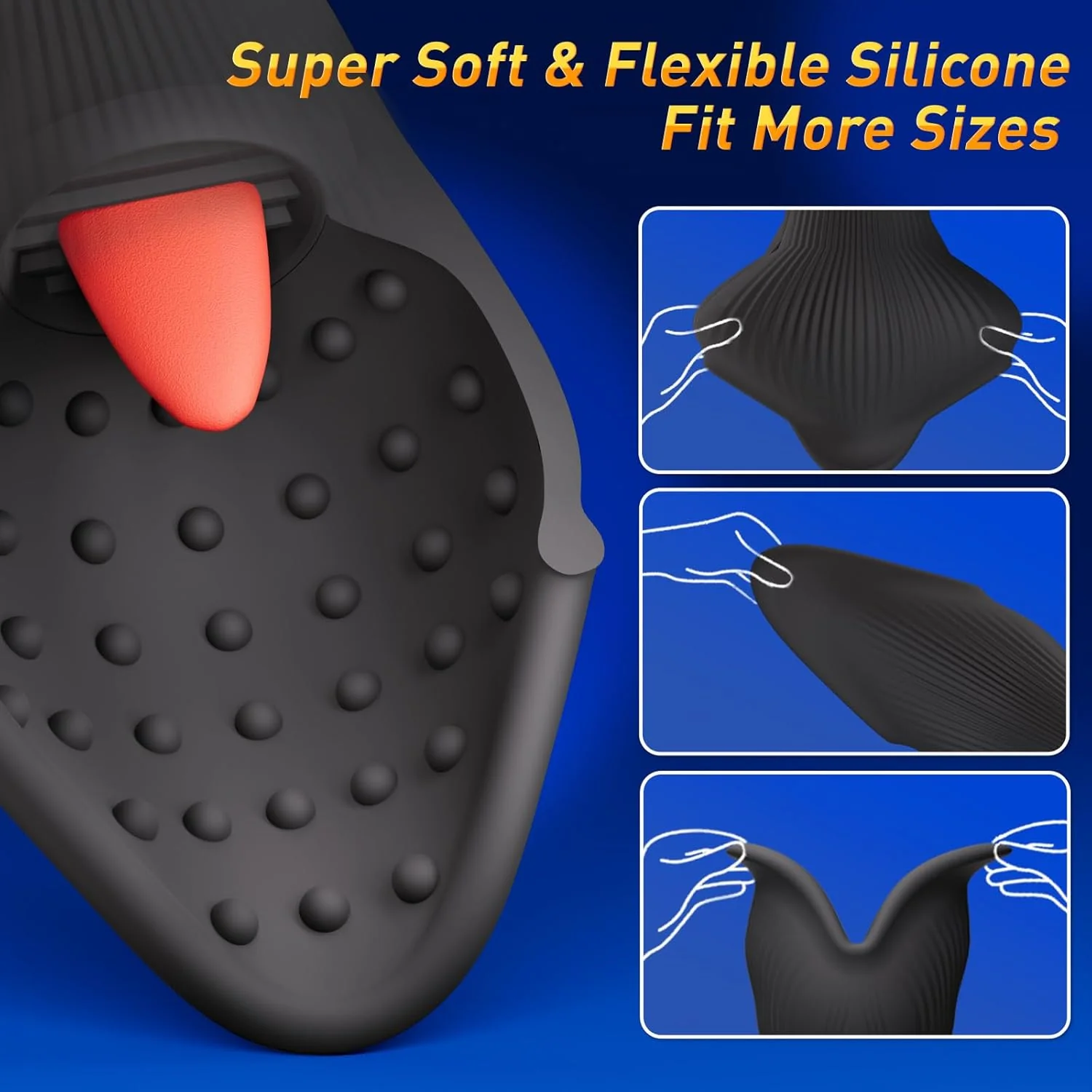 TongueWrap Licking Vibrator Trainer Sleeve 10 Modes - Image 4