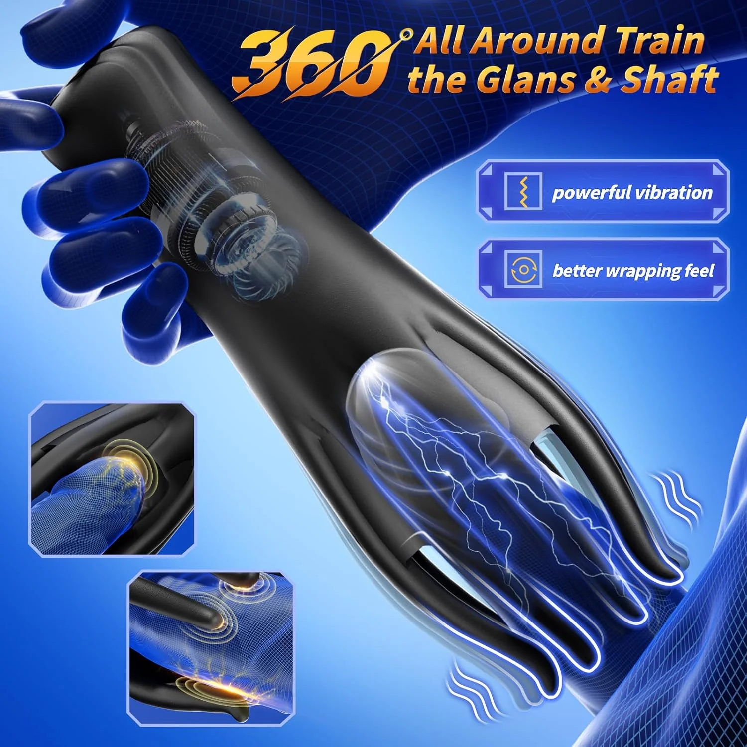 TentraWrap Tentacle Male Stroker 10 Modes Wrap Trainer - Image 3