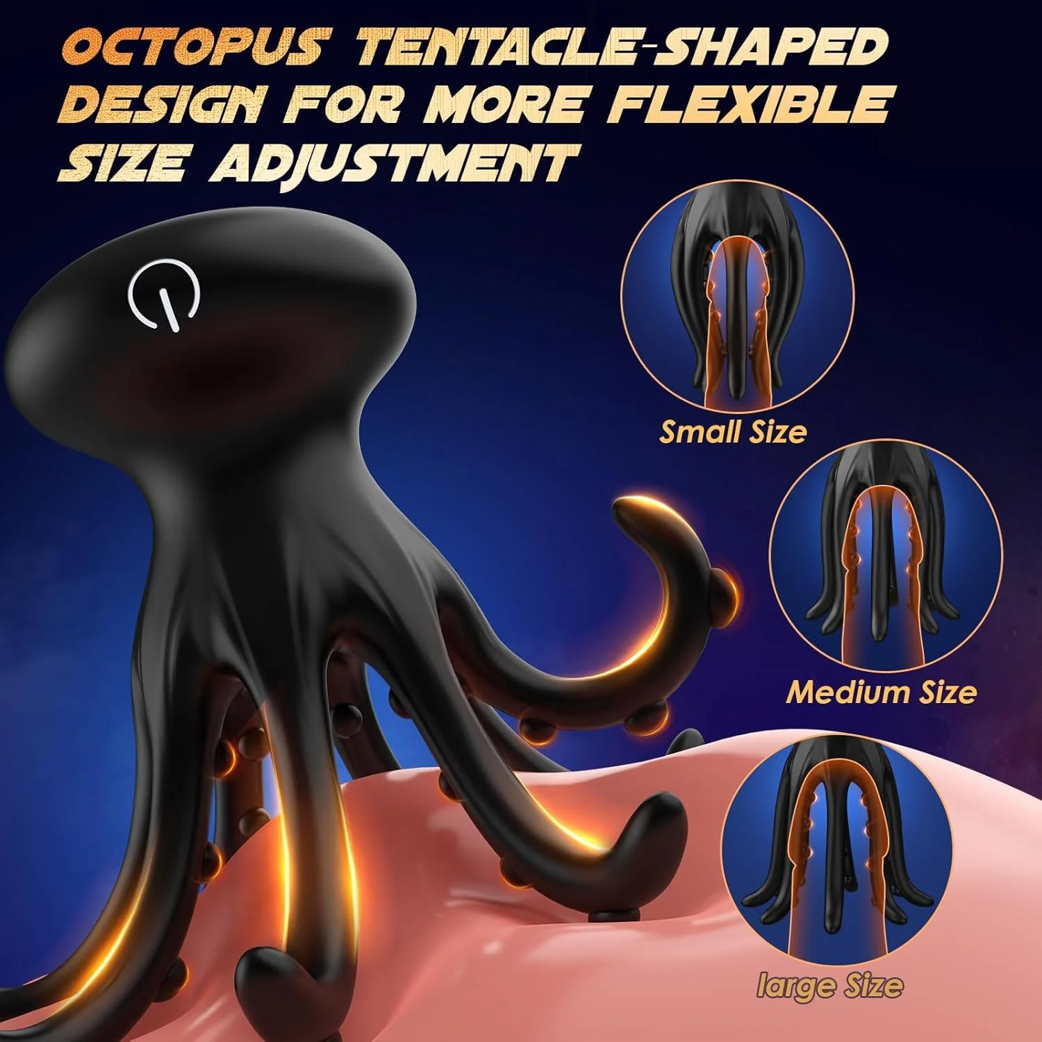 OctoGripX Tentacle Penis Training Vibrator 10 Modes 360 Wrap - Image 6