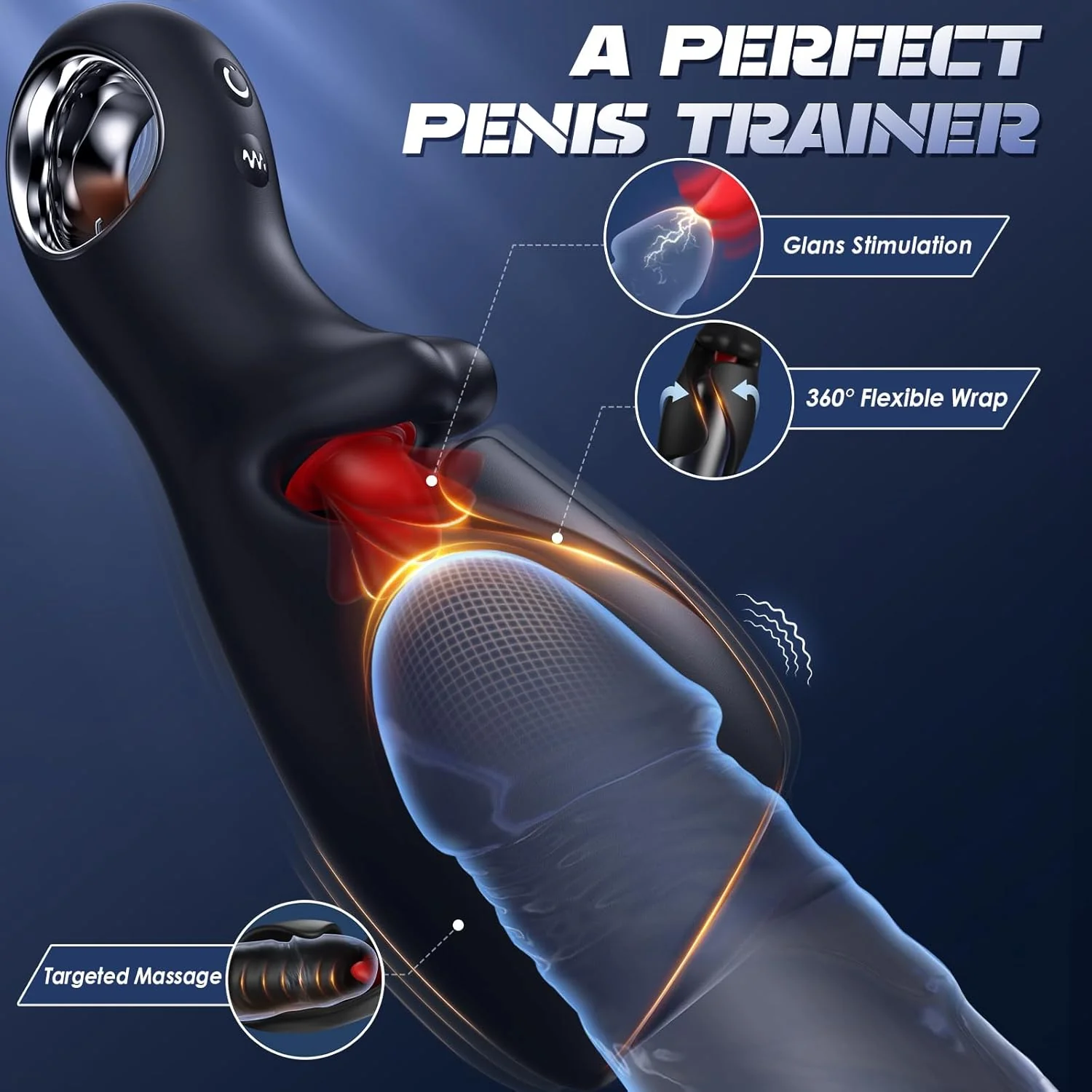 LumiTongue AI Tongue Vibrator Male Masturbator App Control - Image 3
