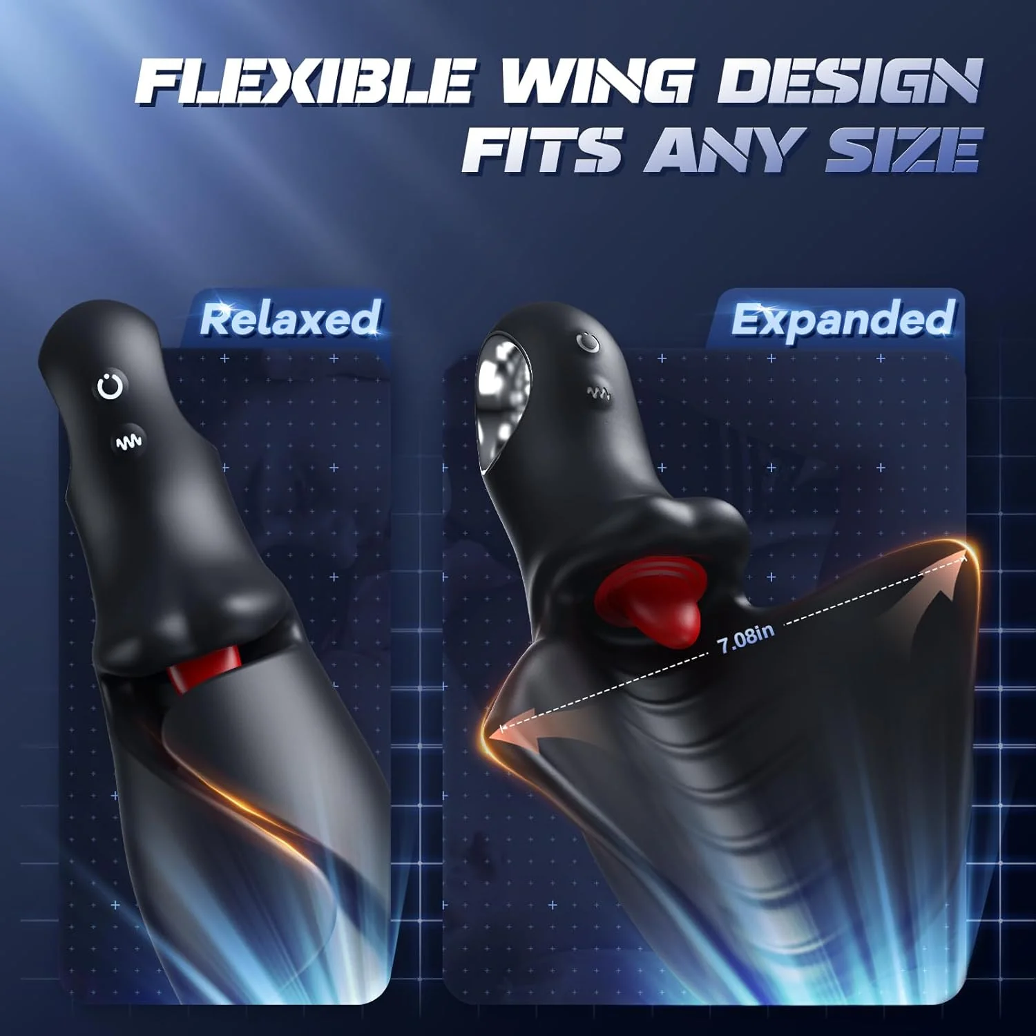 LumiTongue AI Tongue Vibrator Male Masturbator App Control - Image 4