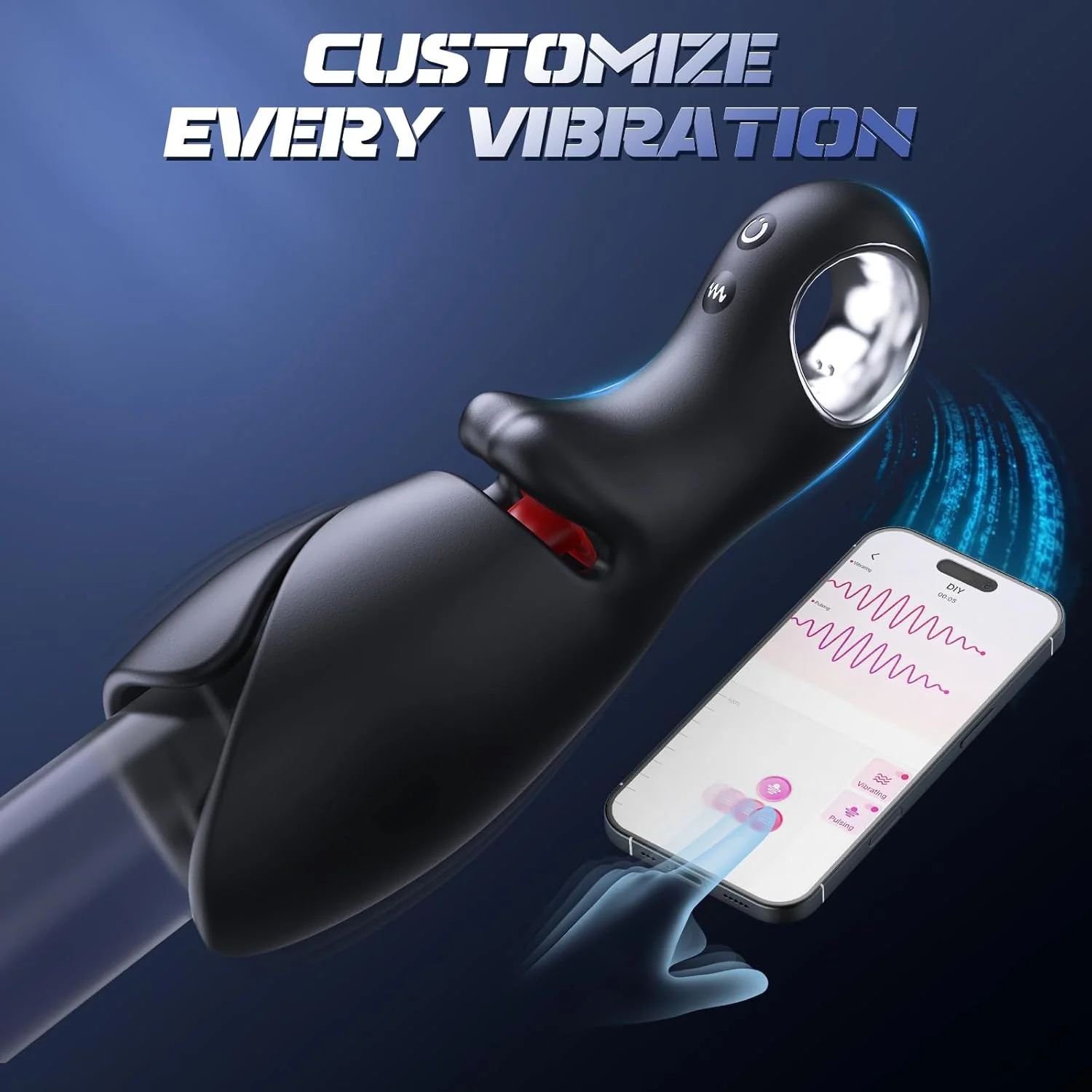 LumiTongue AI Tongue Vibrator Male Masturbator App Control - Image 7