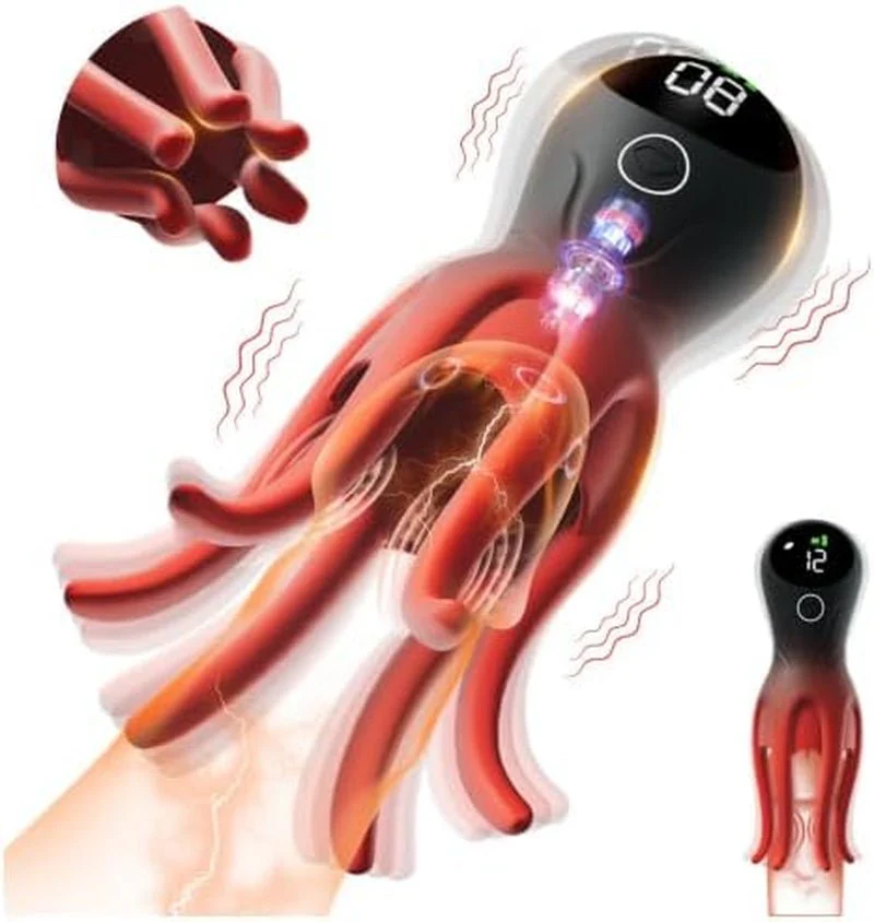 LumiTentacle LED Male Training Vibrator 12 Modes Tentacle - Image 9