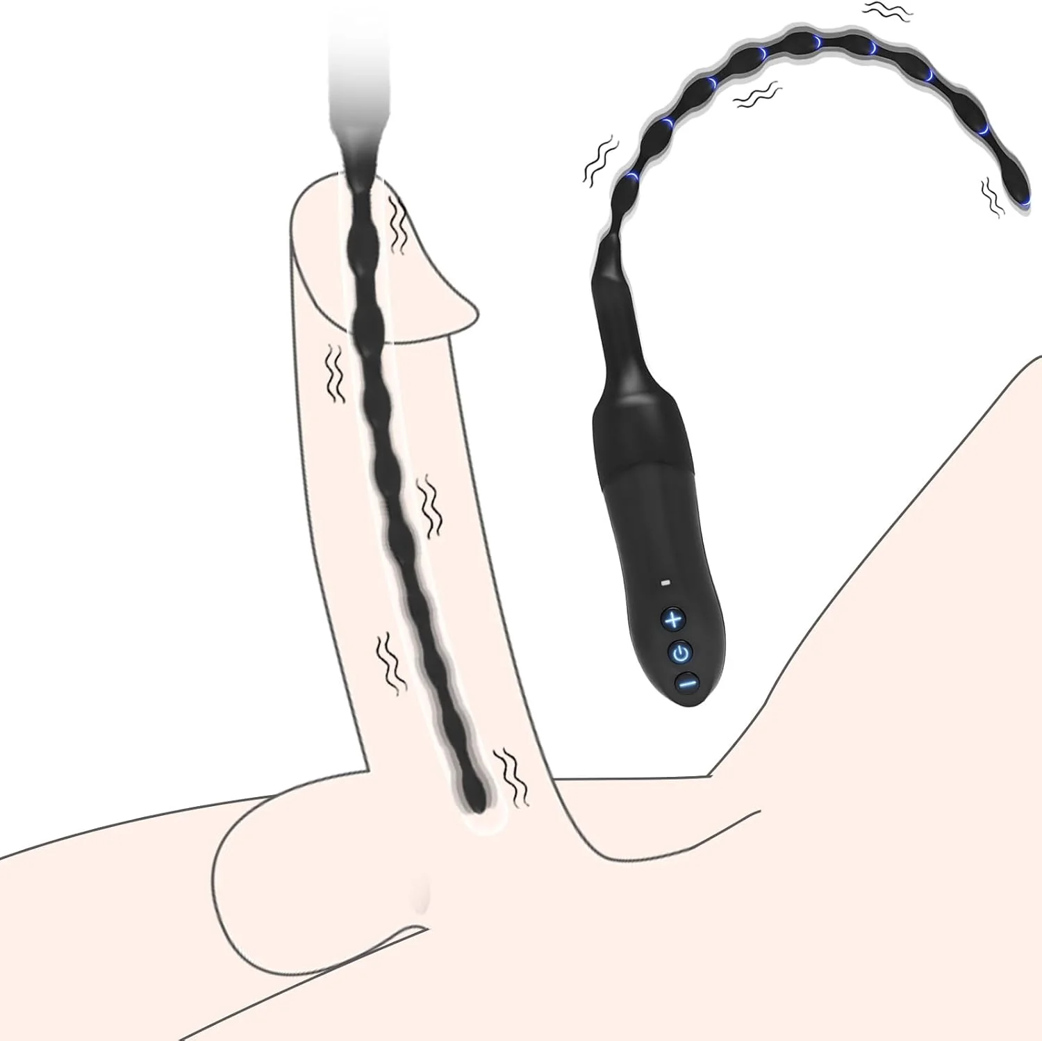MalePlug Vibrating Urethral Stimulation Masturbator - Image 2