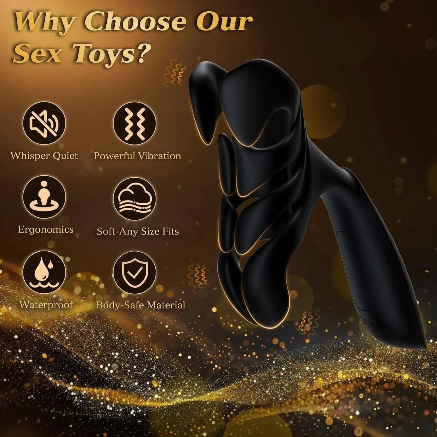 MasterTremor 10-Mode Vibrating Penis Stroker for Men - Image 7