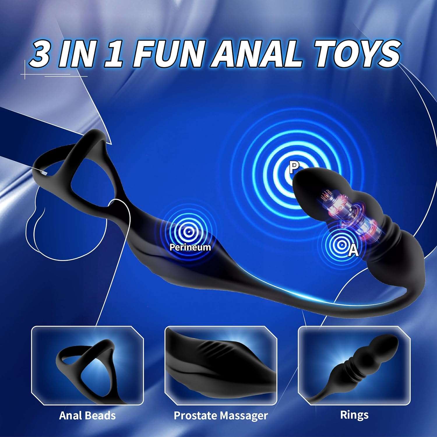 ComfortMax Prostate Vibrating Anal Massager - Image 3