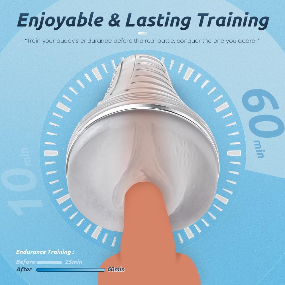 MaxEndurance Transparent Fleshlight Masturbator - Image 4