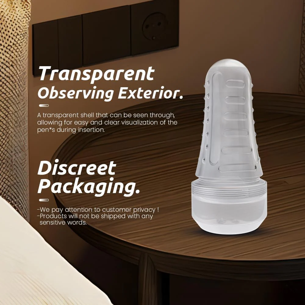 MaxEndurance Transparent Fleshlight Masturbator - Image 5