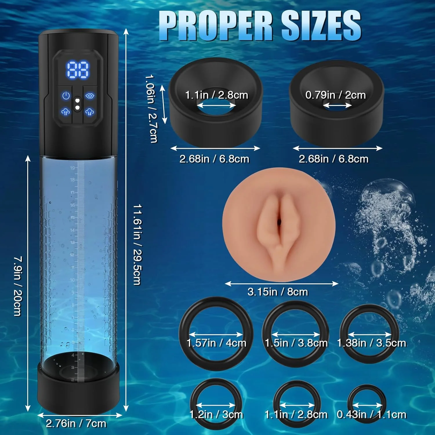 MaxExtender 2-in-1 Penis Pump & Male Masturbator – 4 Training Modes, Auto-Suction - Image 7
