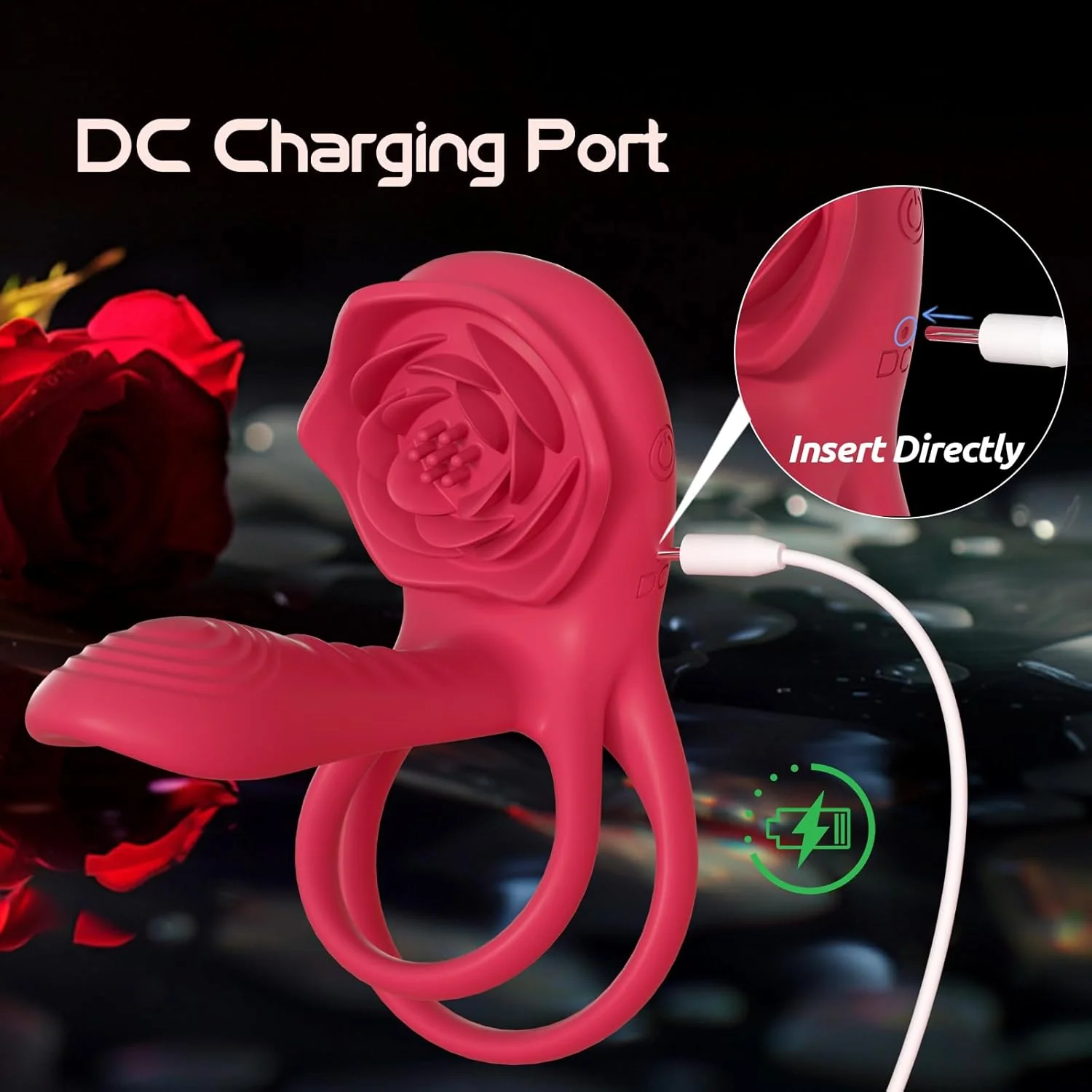 MechaGlide Vibrating Cock Ring Clitoral Stimulator - Image 6