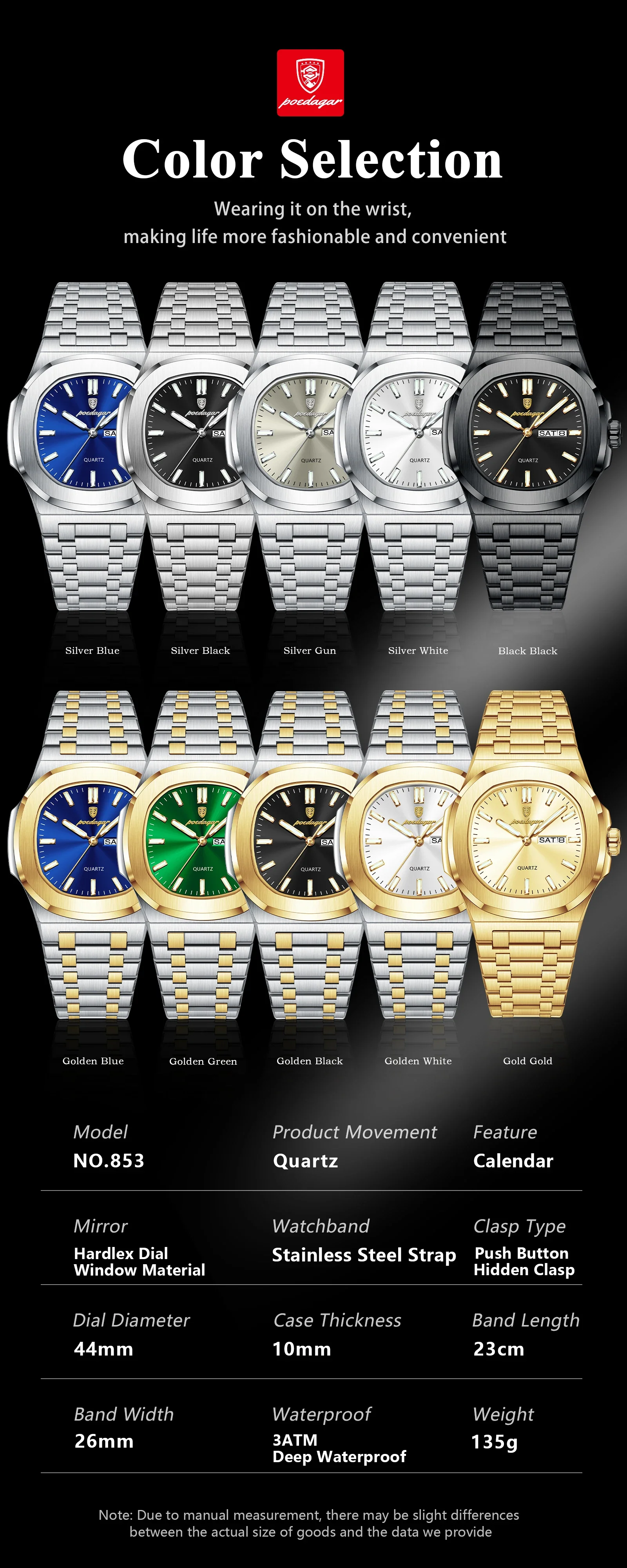 Men’s Luxury Square Watch - Image 6